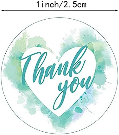 Yeahii 500 pcs Çok Teşekkür Ederim Çıkartmalar Mühür Etiketleri El Yapımı Sticker için Şeker hediye Kutusu Düğün Teşekkürler