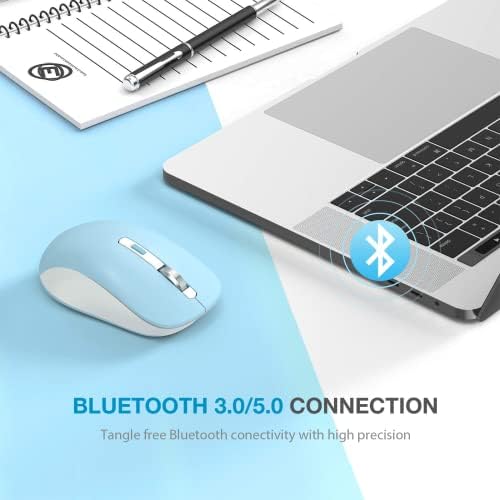 Bluetooth Fare, J JOYACCESS 2.4 G Kablosuz Bluetooth Fare Çift Modlu (Bluetooth 5.0 / 3.0 + USB), Dizüstü Bilgisayar/ Bilgisayar