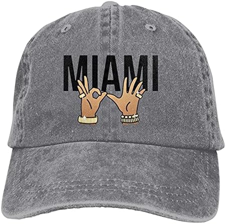 Miami 305 Cap Erkek Bayan Baba Kapağı Ayarlanabilir Kamyon Şoförü Kapağı
