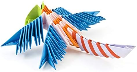 Sanat ve El Sanatları Projeleri için Çift Taraflı Origami Kağıt Renkli Kağıt, 100 Yaprak 10x10cm