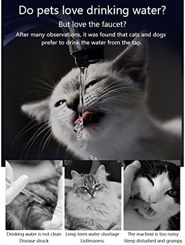 Sevimli Çeşme Kedi içme suyu çeşmesi su sebili ile Son Derece Sessiz Kolay Temiz ve Bulaşık Makinesinde Yıkanabilir Kediler için