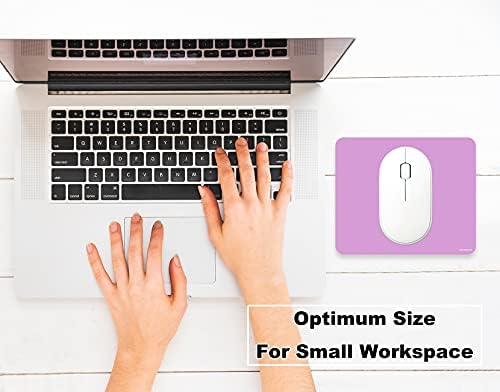 Küçük Mouse Pad 5x6 İnç, Eranova Mini Mouse Pad Taşınabilir Ultra Kalın Kaymaz Taban Yıkanabilir Kompakt Fare Mat Dizüstü Kablosuz