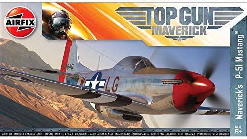 Airfix Top Gun Maverick P-51D Mustang 1:72 Havacılık Plastik Modeli Kiti A00505
