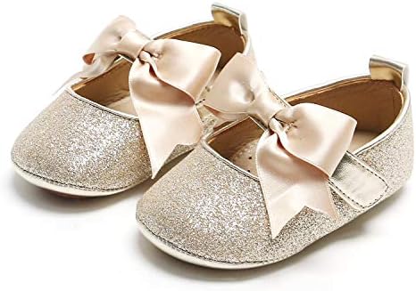 Kiderence Bebek Kız Prewalker Mary Jane Flats Ilmek Prenses Elbise Ayakkabı (Bebek/Yürümeye Başlayan)