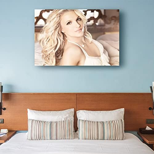 Ünlü Ünlü Britney Spears Aktris Dekoratif Resimler için Duvar Dekor Yatay Poster Resimleri için Oturma Odası Tuval Ofis Sanat