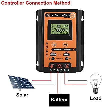 MY99 USHOMI Solar Şarj Regülatörü 30A MPPT LCD 12 V 24 V Pil Regülatörü Çift USB Akıllı Güneş PANELİ Kontrol