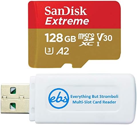 Samsung Telefon için SanDisk 128GB Micro Extreme Hafıza Kartı, Galaxy S20, S20+, S20 Ultra, S20 Fan Edition (SDSQXA1-128G-GN6MN)