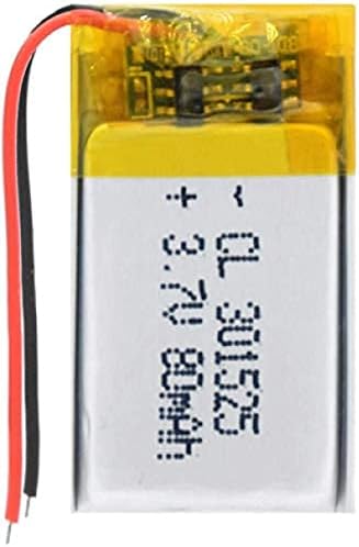 301525 Lipo Polimer Pil 3.7 v 80 mah Lityum Pil için GPS PSP Mp3 Mp4 Mp5 DVD Pil Bluetooth Kulaklık,1 Adet