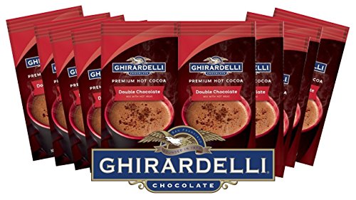 Ghirardelli Çift Çikolatalı Sıcak Kakao Karışımı, 0.85 Onsluk Paketler (10'luk Paket)