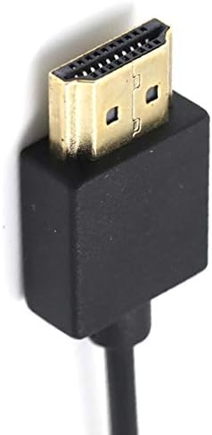Qewmsg HDMI Uyumlu Erkek Dişi Konnektör ile USB 2.0 şarj kablosu Spliter Ad TER Genişletici Dayanıklı Kablo