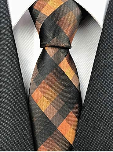 Sıska Kravatlar için Erkek Yenilik Ekose Onay İş Düğün Moda Resmi Kravatlar 2.7, Cep Kare, yay Bağları