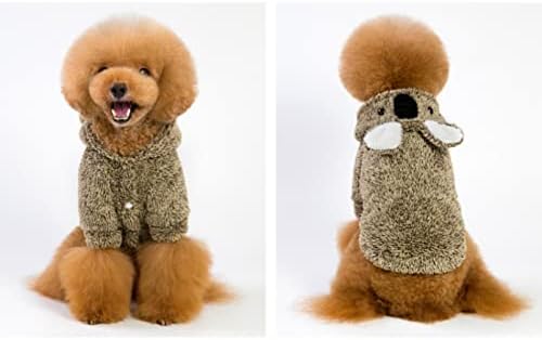 ZNZT Köpek Giysileri Bulldog Giysileri Kış Pug Köpek Hoodie Ceket Ceket Kıyafet Kaniş Bichon Pomeranian Schnauzer Pet Kostüm
