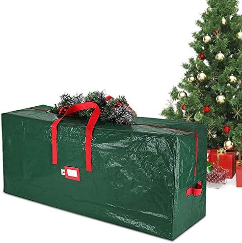 LJFYXZ saklama Çantası için Noel Ağacı, Dayanıklı Su Geçirmez Malzeme Koruyucu Fermuarlı Çanta Taşıma Kolu ile Ekstra Büyük yüksek
