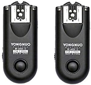 YONGNUO Kablosuz Deklanşör ve Flaş Tetik RF-603II C1 Canon DSLR için 1100D / 1000D / 600D / 550D / 500D / 450D / 400D / 350D