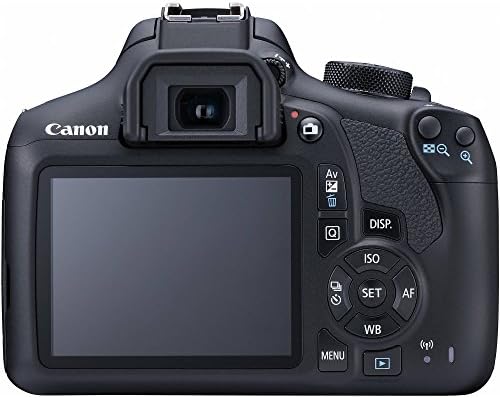 Canon EOS Rebel T6 EF-S 18-55mm ve EF 75-300mm Zoom Lensli Dijital SLR Fotoğraf Makinesi Seti (Siyah) (Yenilendi)