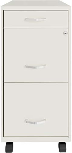 Lorell SOHO Box Mobil Dosya Dolabı, 26,5 x 14,3 x 18 inç, Beyaz