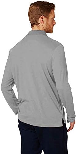 Brosloth erkek Uzun Kollu POLO Gömlek Klasik Düzenli Fit Nedensel Gömlek Sağ Göğüs Paketi ile Spor Gömlek