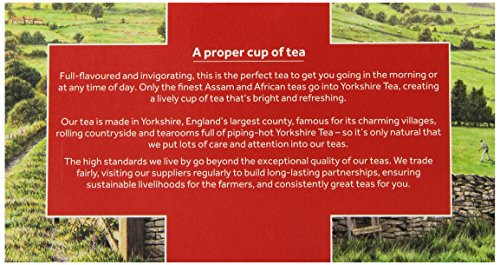 Harrogate Yorkshire Kırmızısı Taylors, 40 Çay Poşeti