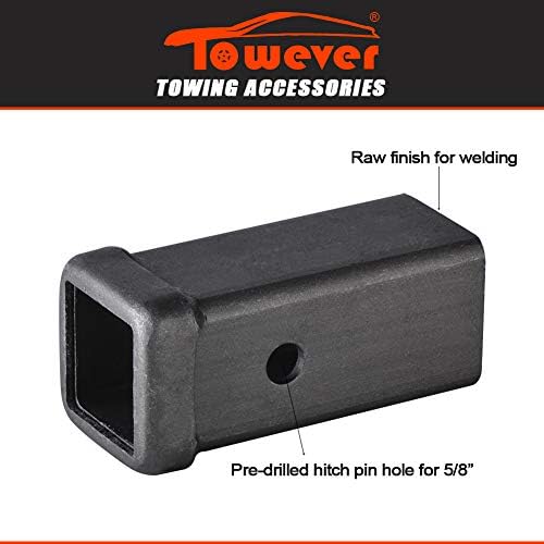 Towever 84453 Kaynaklı Ham Çelik Römork Bağlantısı Alıcı Borusu 2 İnç x 6 inç