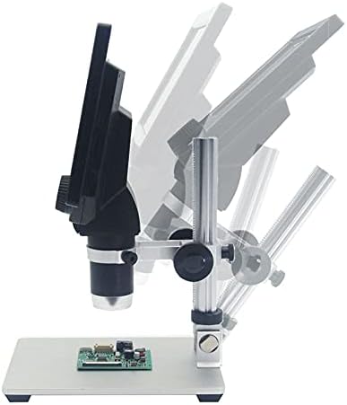JF-XUAN 12MP 7 inç HD Dijital Mikroskop 1-1200X Sürekli Zoom Büyüteç (Renk: Siyah)