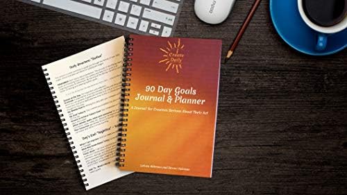 iCreateDaily 90 Day Goal Journal-Verimlilik, Farkındalık ve Hesap Verebilirlik ile Hayallerinize Ulaşmak için Motivasyonel Bir