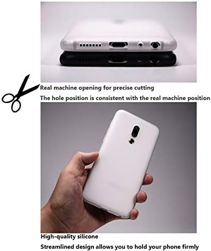 HHUAN Telefon Kılıfı için Ulefone Zırh X9( 5.50 inç), Beyaz Yumuşak Silikon TPU Şok Emme Koruyucu Kabuk Durumda, tampon Telefon