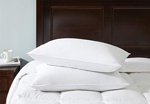 Blöf Kaz Tüyü Yastıklar Yatak Yastıklar Uyku için Yumuşak Yastıklar 2 Set Standart Boyutu