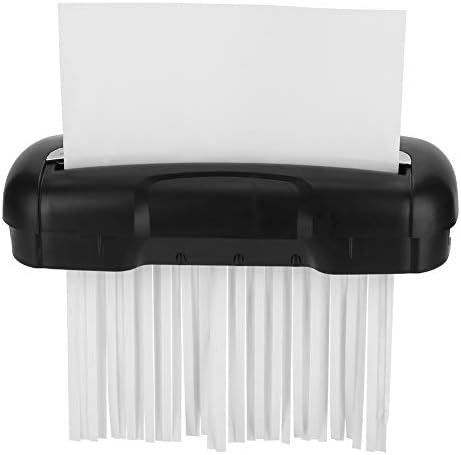 Elektrikli Kağıt Parçalayıcı, 110 V 6-Sheet Ev Ofis için Elektrikli Parçalayıcı Kağıt ve Kredi Kartı Şerit Kesim Yok Şerit Kesim