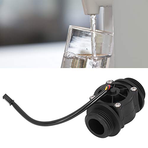 Su Akış Sensörü, FS400A G1 İnç Dış İplik, Su Akış Sensörü, Hall Sensörü İplik Su Akış Sensörü Anahtarı Siyah 1-60L / min