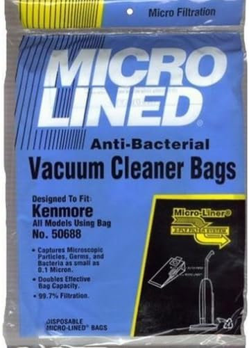 Evde Bakım Ürünleri Kenmore 50688 Mikro Astarlı Kağıt Torbalar, 3'lü Paket