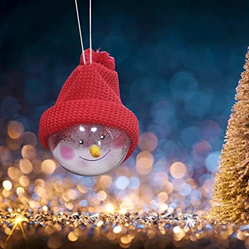 Noel Yaratıcı Dekorasyon Kardan Adam Çocuk Plastik Noel Topu Kıpır Kıpır Advent Takvimi Güz Süsler Noel Düğün Süslemeleri