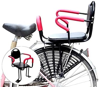 N C çocuk Bisiklet Koltuğu, Arka Çocuk Taşıyıcı bisiklet koltuğu 2-8 Yaşındaki Çocuk Koltuğu Yastık Arkalığı Ayak Pedalları /