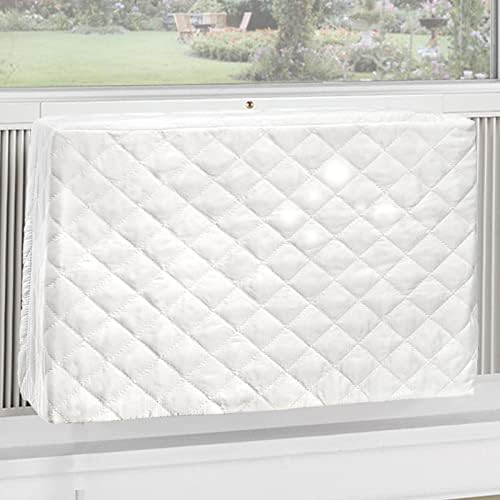Bekith İç Klima Kapağı Koruyucu, İç Pencere Ünitesi için AC Kapağı 17 x 13 x 3,5 inç (U x Y x D), Beyaz