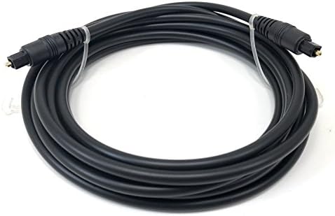 Micro Connectors, Inc. 12 feet TOSLİNK Optik Dijital Ses Kablosu (M06-826-12 )