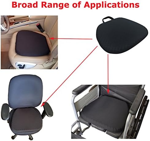 Tekerlekli Sandalye, Araba, Ev, Ofis, Sandalyeler, Seyahat için Tektrum Büyük Kalın Ortopedik Premium Jel Koltuk Minderi Pedi