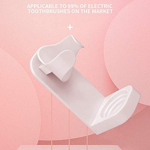 DENPETEC Elektrikli Diş Fırçası Tutucu Güçlü Yapışkan Çıkartmalar Elektrikli Diş Fırçası Standı Banyo Diş Fırçası Tutucu Ayarlanabilir