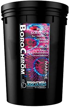 Brightwell Aquatics BoroChrom - Deniz Akvaryumlarında Mercan Büyümesi ve Kırmızı Renklenme için Konsantre Bor Çözeltisi