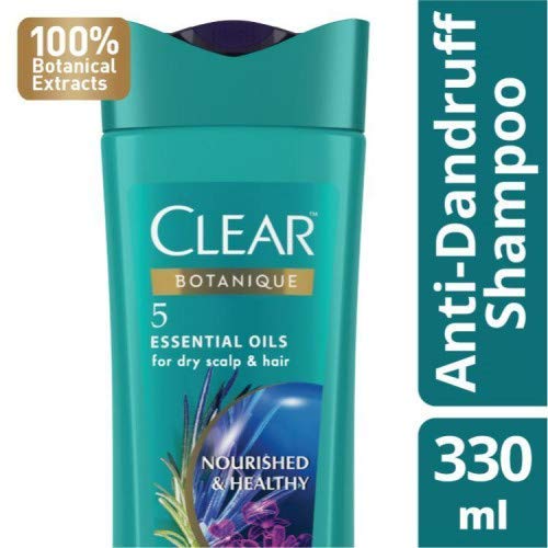 MG CLEAR CLEAR Botanique Besleyici ve Sağlıklı Kepek Önleyici Şampuan 330ml-Sıfır kepekli güçlü güzel saçlar için saç derisini