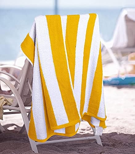 Utopia Towels Cabana Stripe Plaj Havluları, 30 x 60 İnç - Büyük Havuz Havluları (24'lü Toplu Paket, Çok Renkli)