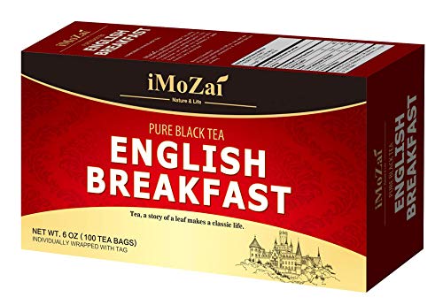Imozaı İngiliz Kahvaltısı Siyah Çay Poşetleri 100 Sayım Ayrı Ayrı Sarılmış