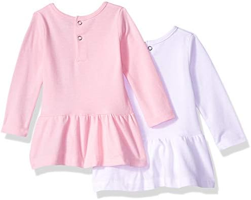 Hanes Baby-Girls Ultimate Baby Flexy Elbise Seti-2 Tozluklu 2 Uzun Kollu Elbise