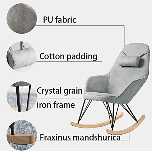 Xiaoxiong sallanan sandalyeler Nordic sallanan sandalye ışık lüks Modern oturma odası yatak odası mobilyası tek Sandalye Eğlence