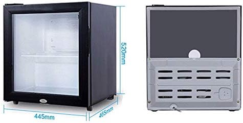 HOLPPO Mini Buzdolabı Mini Buzdolabı Bar İçecekler Soğutucu Şarap Dolabı Buzluk ve İçecek Bira Buzdolabı Bira Soda Temizle Ön