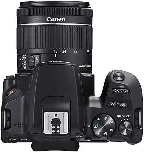 Canon EOS Rebel SL3 DSLR Kamera ile 18-55mm Lens (Siyah) (3453C002) + 64 GB Hafıza Kartı + Kılıf + Kart Okuyucu + Flex Tripod