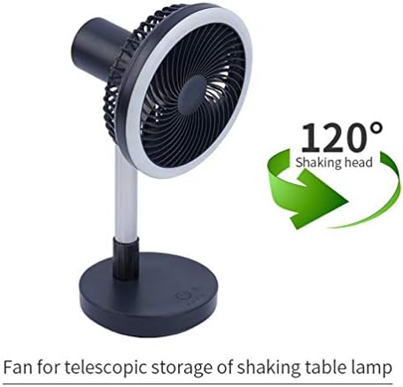 2 in 1 Taşınabilir Mini Streç USB Fan Masaüstü Masa Lambası Ev Ofis Masası Fan Gece Aydınlatma, Beyaz