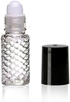 BPA İçermeyen Plastik ve Siyah Kapaklı Şişe üzerinde 5 ml Girdap Cam Rulo (72)