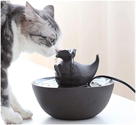 Pet Çeşme Pet Su Tiryakisi Çeşme Otomatik Sirkülasyon Seramik su kasesi için Kedi Köpek Köpek, Pet su sebili ile Filtre, Ultra
