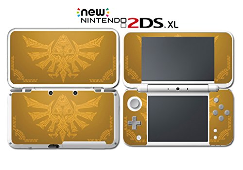 Zelda Hyrule Gold Edition Triforce Kahramanlar Video Oyunu Vinil Çıkartması Cilt Sticker Kapak ıçin Nintendo Yeni 2DS XL Sistemi