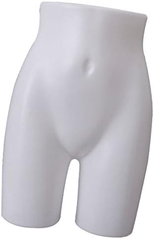 Baoblaze kadın Torso Vücut Kadın Manken Underware Külot Ekran Beyaz Plastik