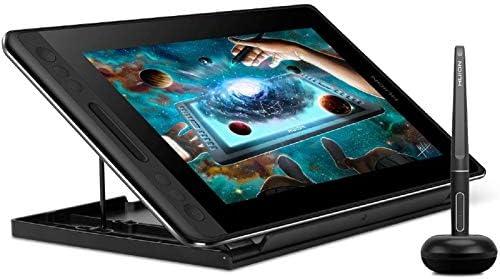HUION KAMVAS Pro 12 Grafik Tablet ile Ekran Tam Lamine Tilt 8192 Seviye Basınç Pil-Ücretsiz Stylus Ayarlanabilir Standı ile Uyumlu